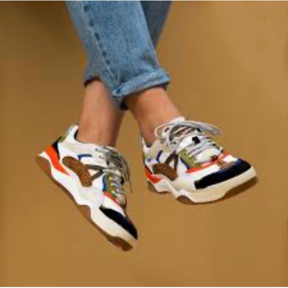 Vans Varix WC Sneakers Women 7 Multi Cheetah Print Chunky Skater Retro Shoes